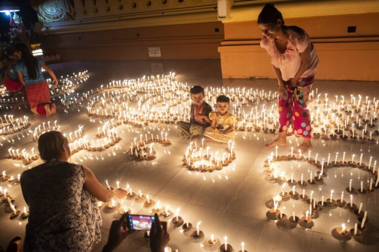 Myanmar prepares for festival of lights celebrations