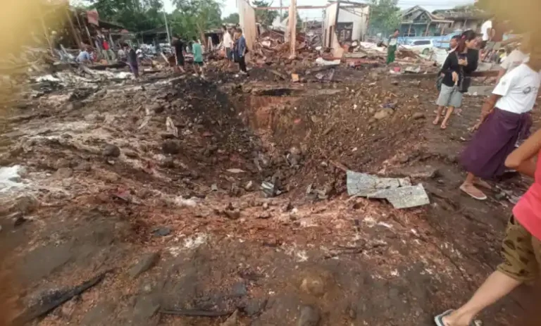 Myanmar Junta Drone Strike