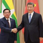 Myanmar Junta Chief and chinese premier