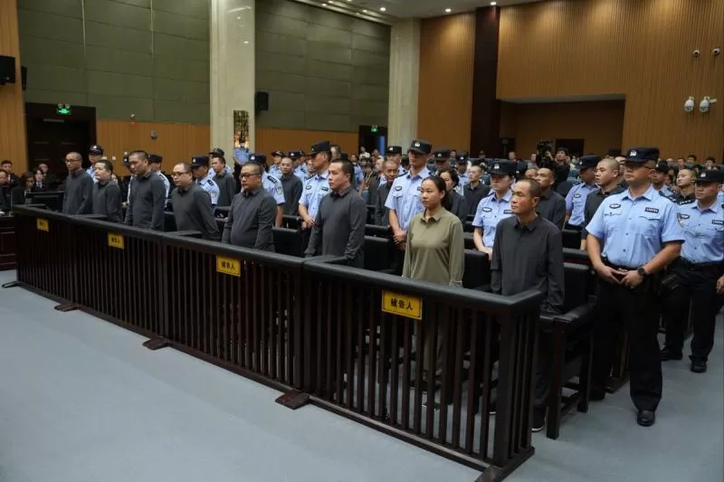 Chinese court hands death sentences to 16 people linked to Myanmar crime family