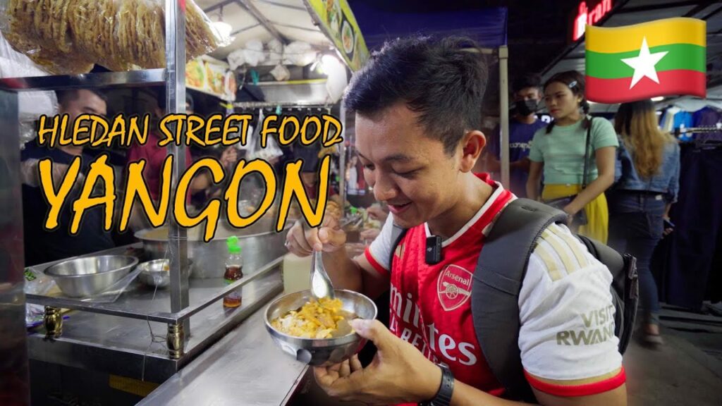 Hledan is a top Yangon street food hub